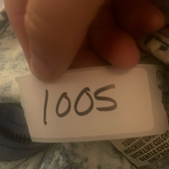 🍀‎ 5/$25🍀 Indigo Rein size small white wash denim dress - Picture 9 of 10